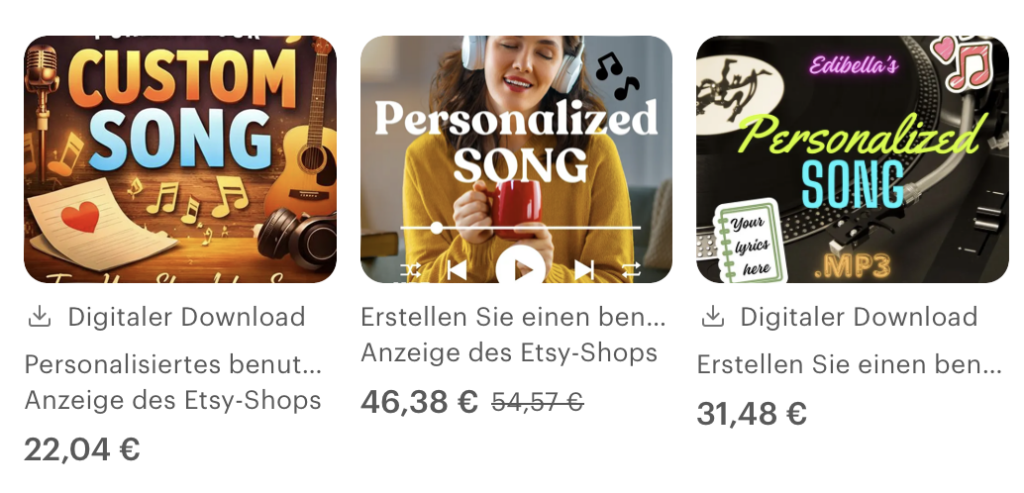 songgeschenke Erfahrungen
